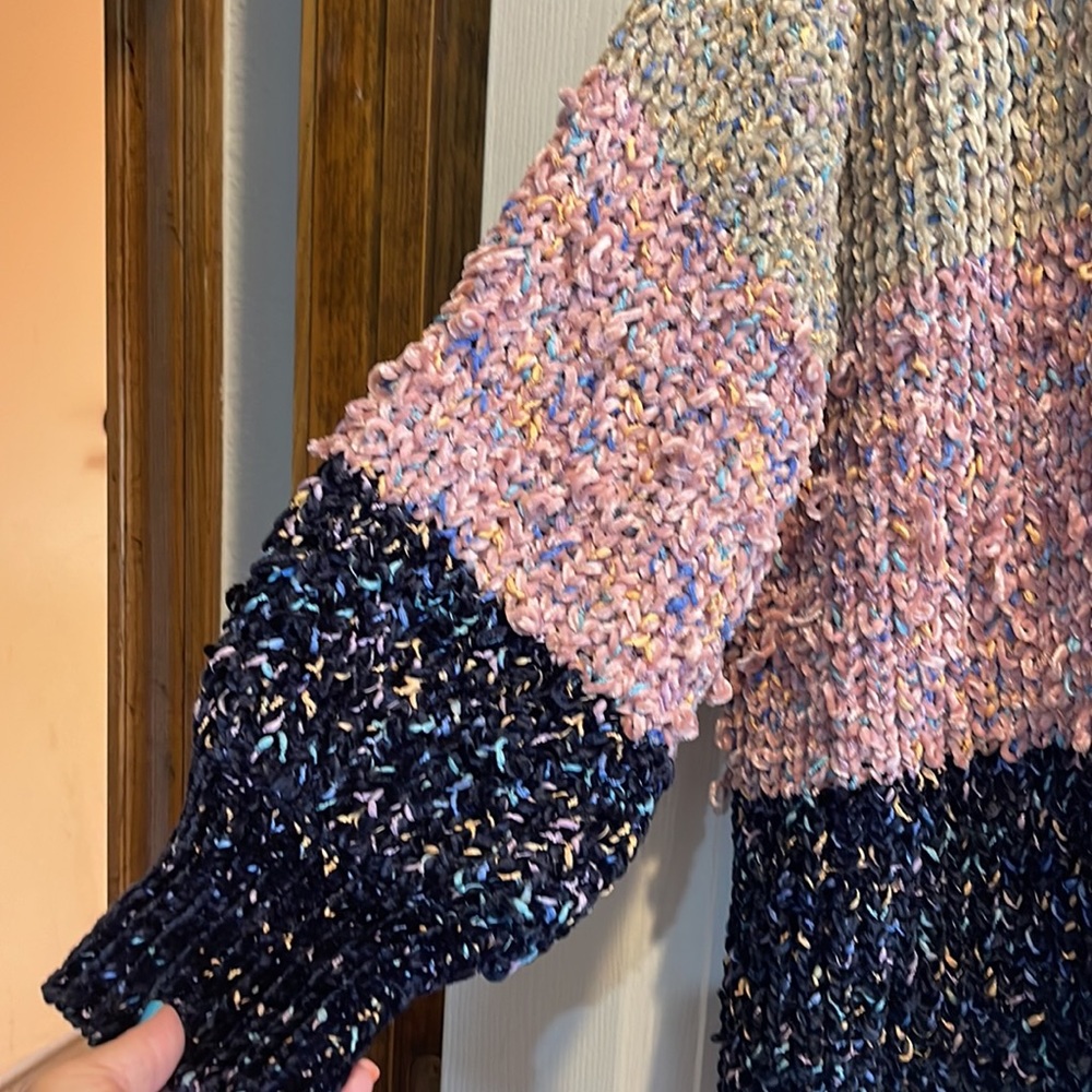 Tri Color Cardigan - Picture 2 of 6